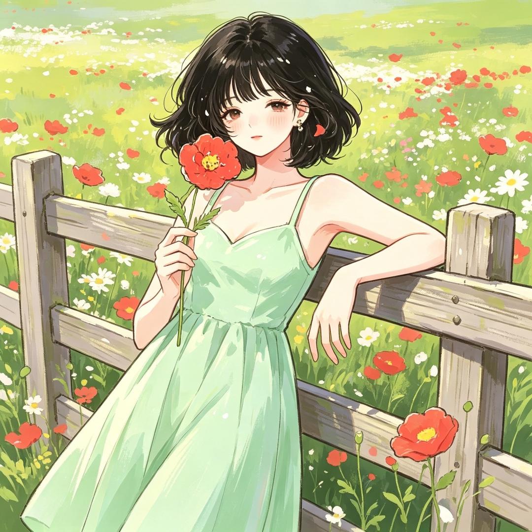 女生头像 |  繁花花海