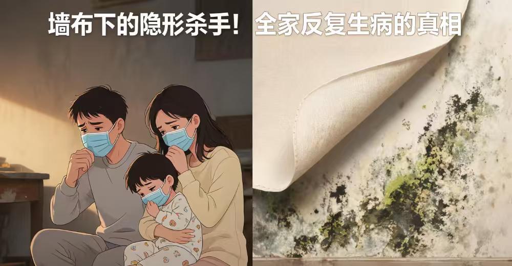 租客曝光“全家总生病”，揭开墙布后全屋发霉：真相令人后怕
你能想象吗？一家老小反