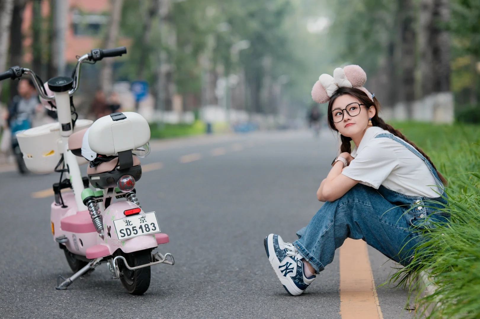 🛵元气感，校园日系拍照姿势大全来啦❗