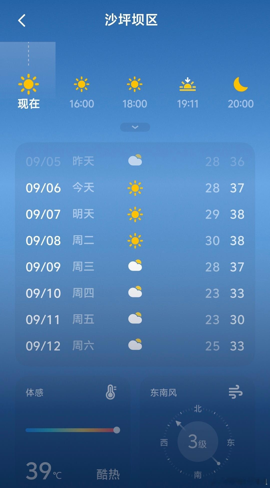 依然是快40度的高温但我竟然觉得比之前凉快太多了[笑cry][笑cry]难道是习