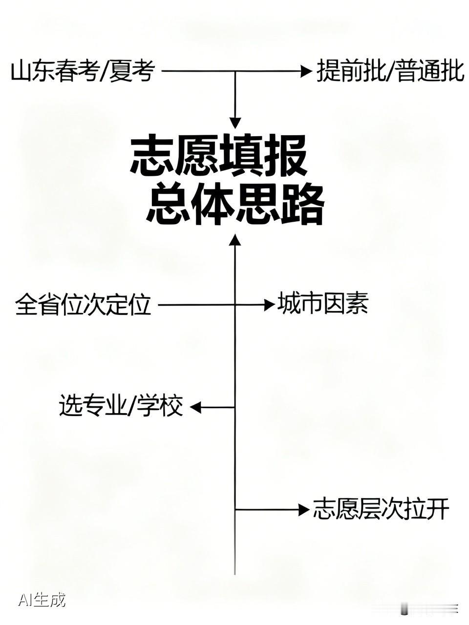 志愿填报总体思路是什么?各省情况各异，不可一概而论。本文以山东为例，一是选对类别