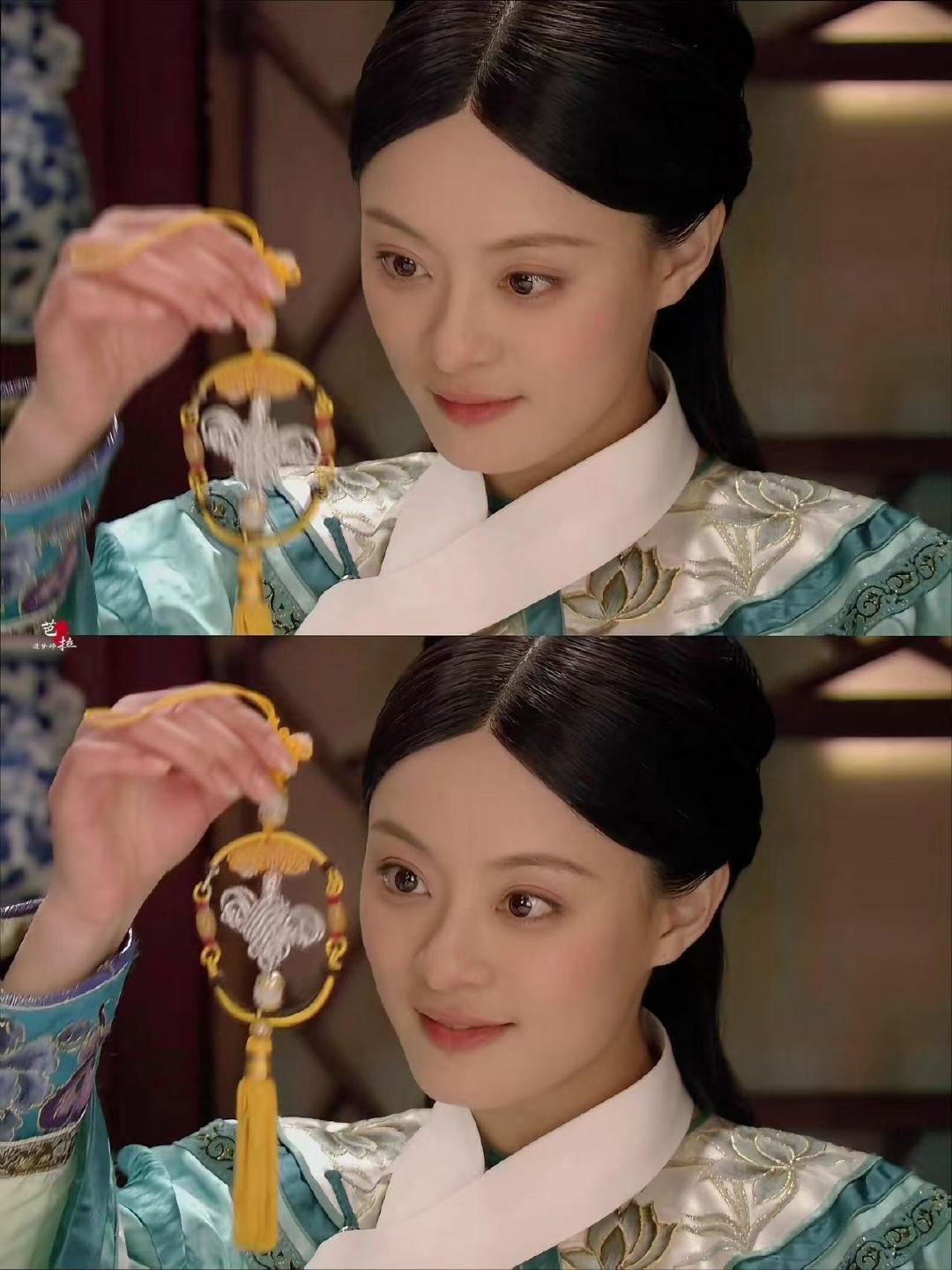 甄嬛传AB组妆容差异 细看镜头对比就能感受差距，A组妆面自然贴肤氛围感足，B组妆