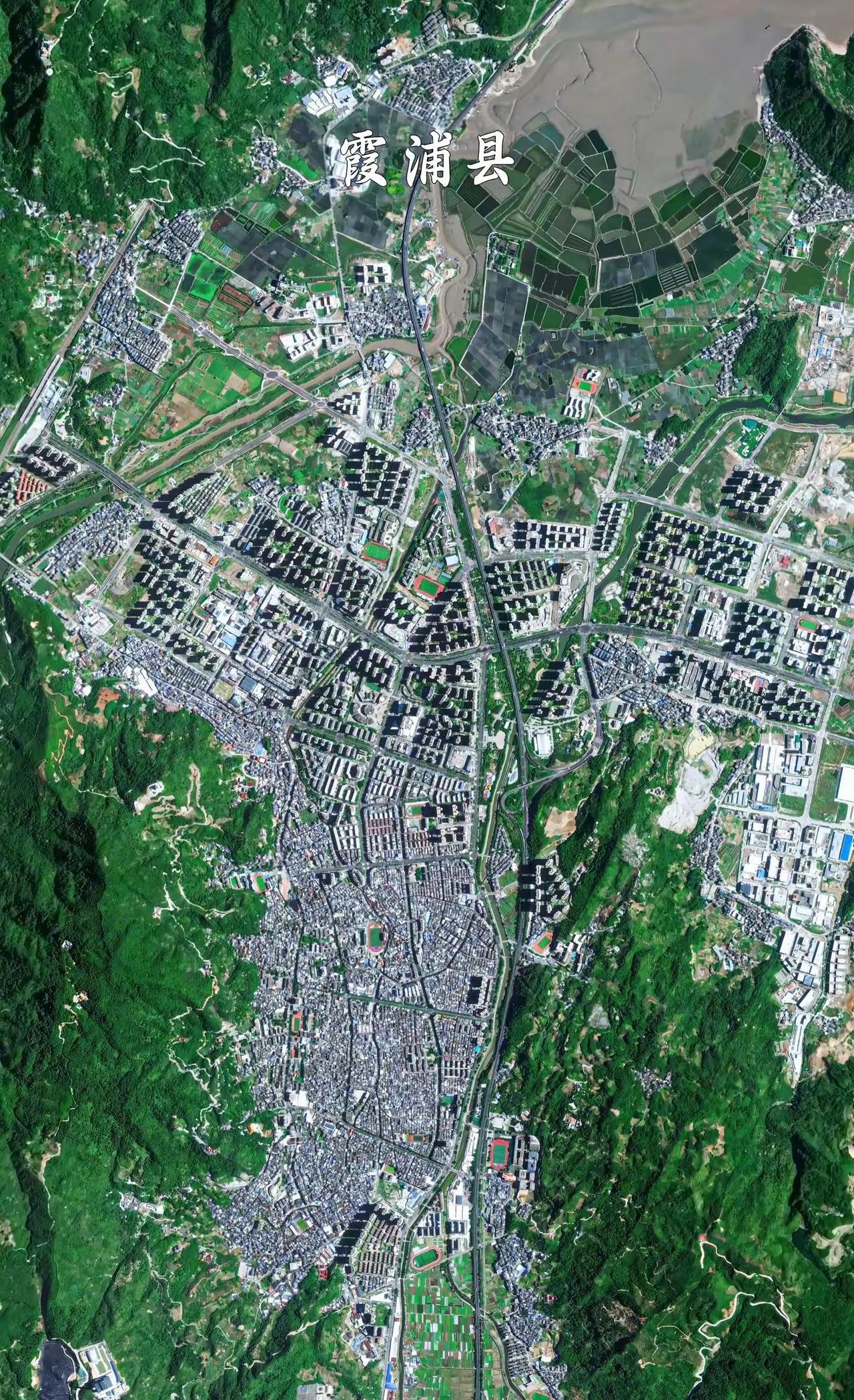 福建省霞浦县高清卫星图