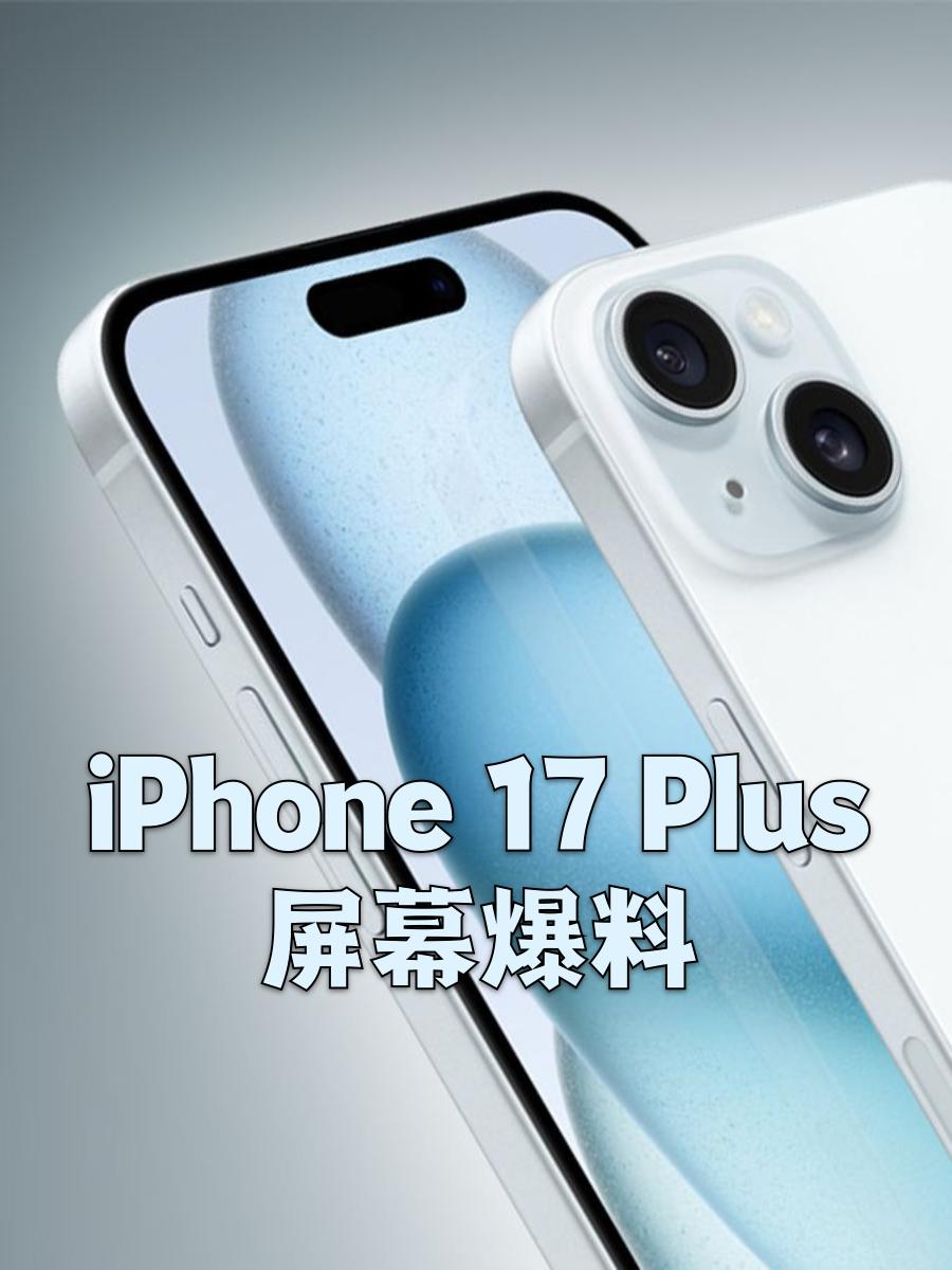 早期传闻称明年 iPhone 17 Plus 屏幕或小于 6.7 英寸
虽然备受