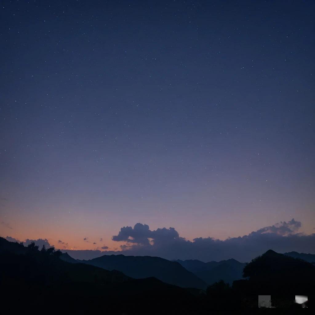 #妙笔生花创作挑战#好的，以下是一首为这幅图片所配的诗：

夜幕降临，星光点点，