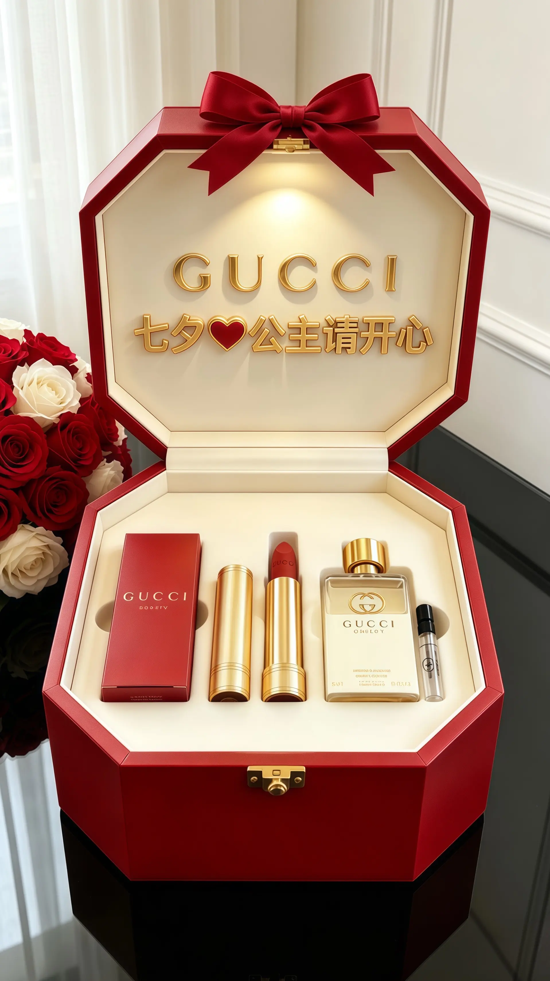 gucci礼盒 女生不能拒绝的礼物 七夕节礼物  女生喜欢收到的礼物 七夕礼物