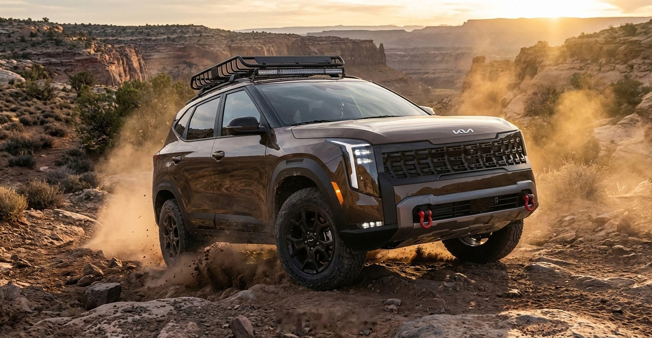 下一代起亚狮铂拓界Sportage渲染图 【新车渲染】下一代起亚狮铂拓界Spor