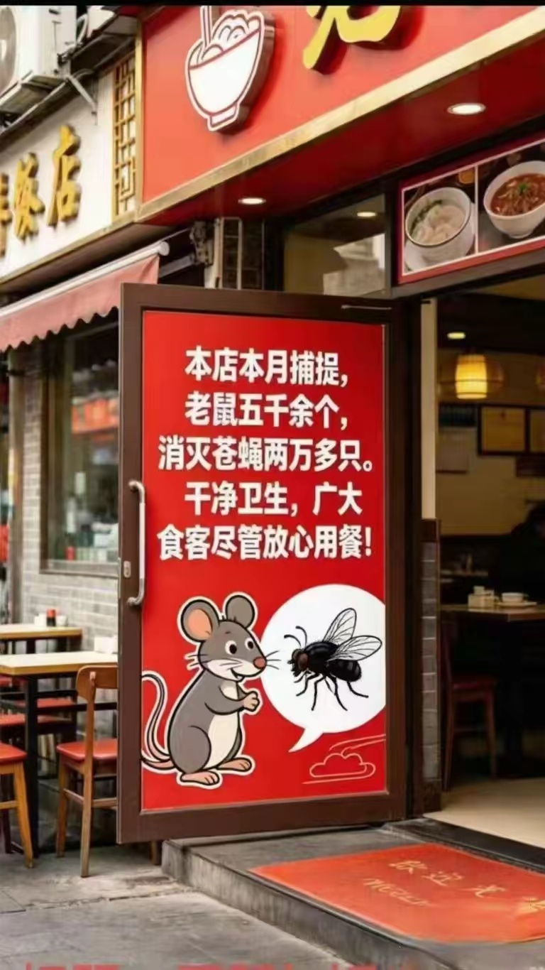 顾客吐槽误入真苍蝇馆子帅 