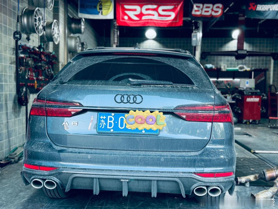 奥迪A6 allord 3.0T小小升级一下，CSK头段200目，snow中冷和