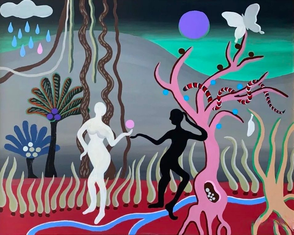 缅甸画家孟立迦Leechia Mong绘画作品欣赏遇见艺术遇见美好风景 ​​​