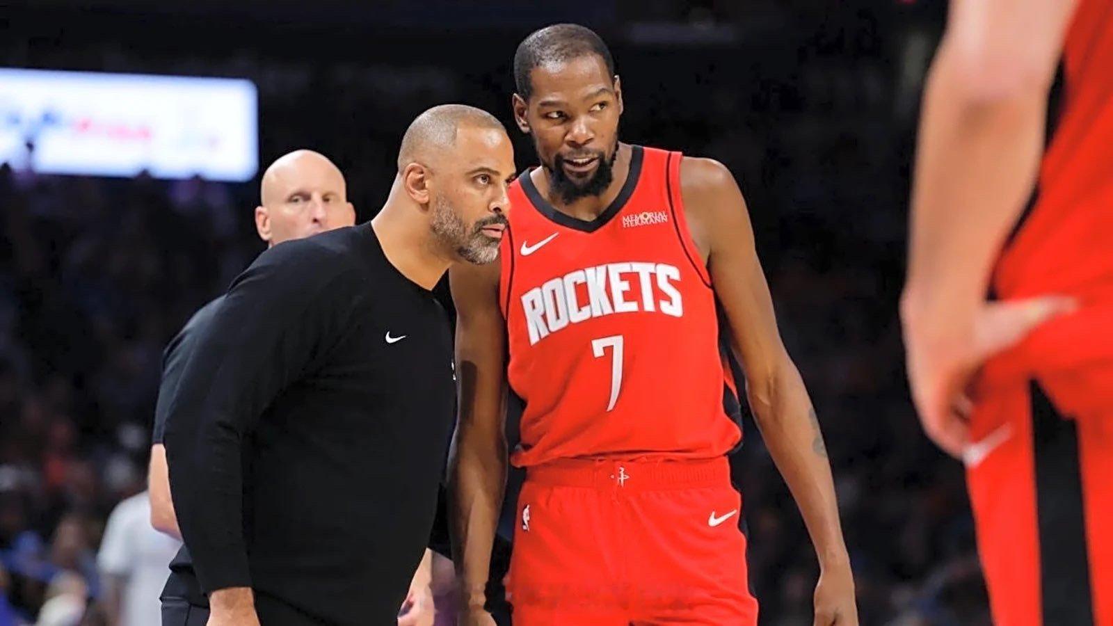 森林狼vs魔术 恭喜魔术战胜森林狼，这样火箭就此锁定西部前五！ 休斯顿火箭 NB