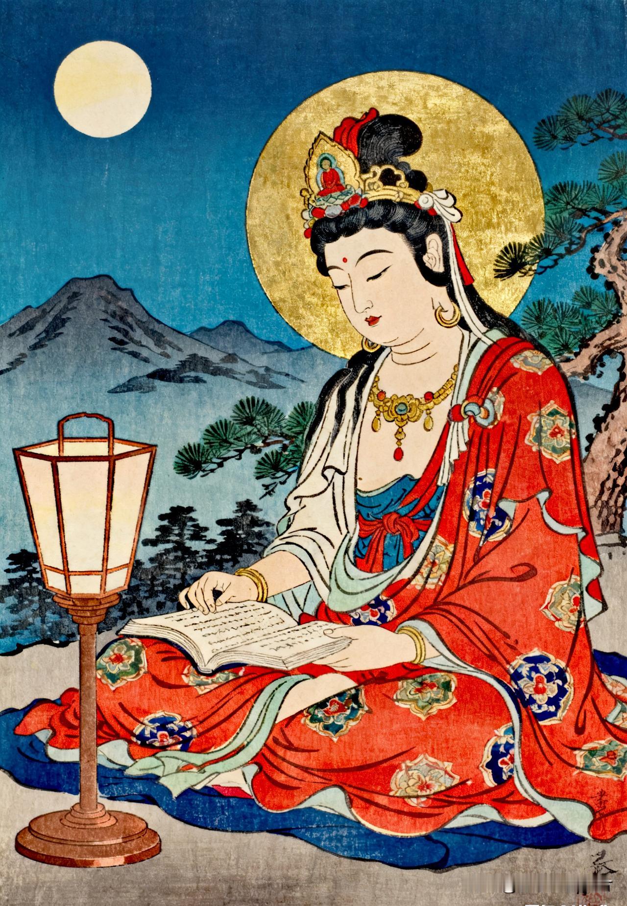 文殊慧光照，金榜题名时。