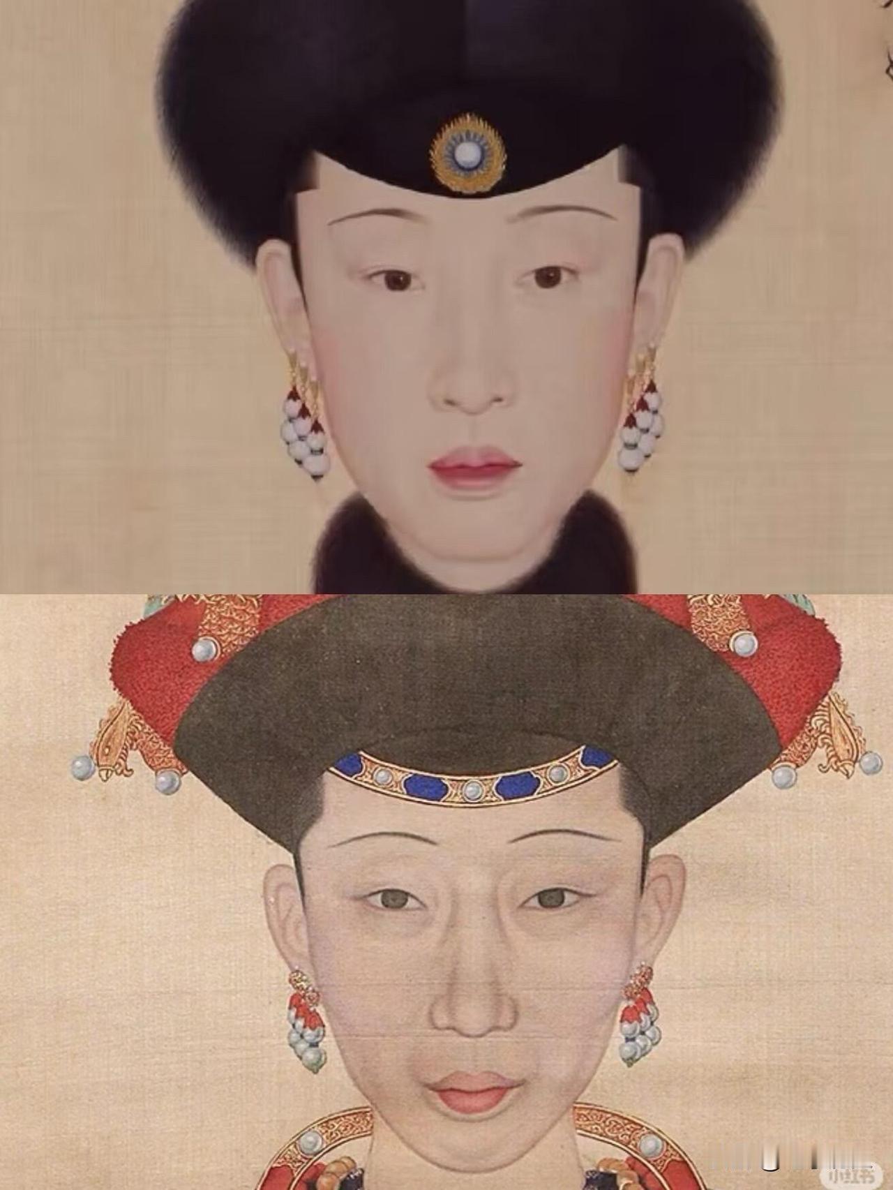 令妃生孩子前VS十年七胎后
皇后生育 令妃仿妆 顺嫔魏璎珞