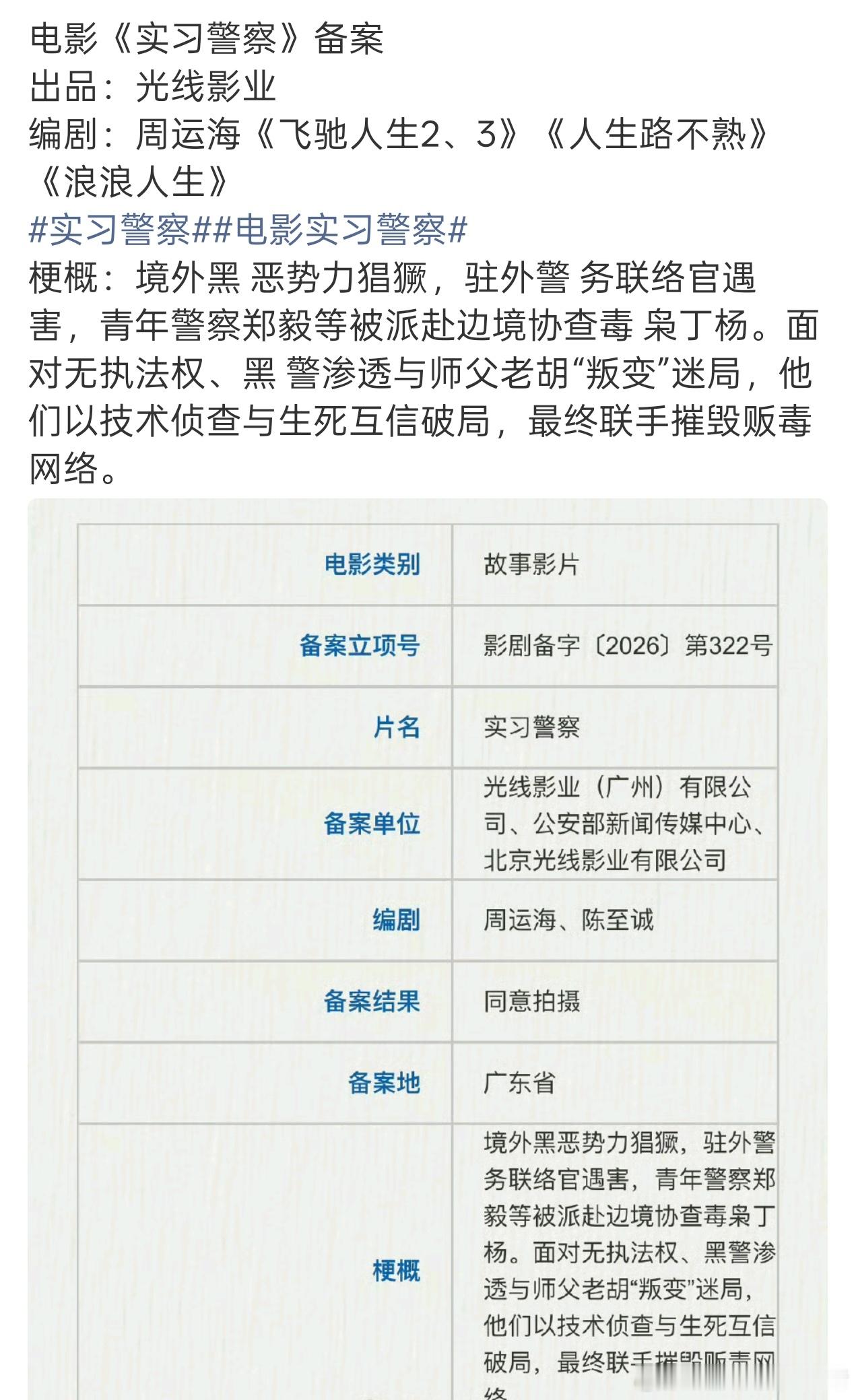 编剧周运海代表作是范丞丞三部曲，00生电影人范丞丞🐮 