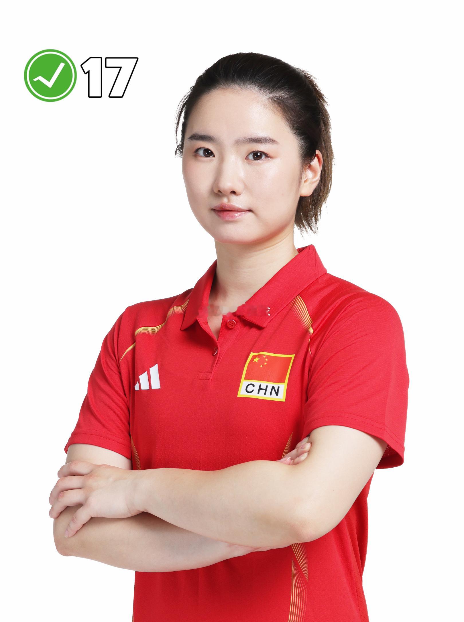 距离2026年世界女排联赛开幕还有17天⏰倪非凡生日：2001.2.14身高：1