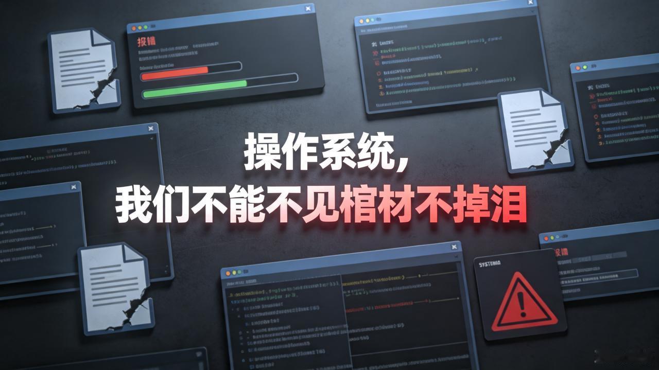 【操作系统不能不见棺材不掉泪】

要在科技战中立于不败之地，基础能力是我们必须要