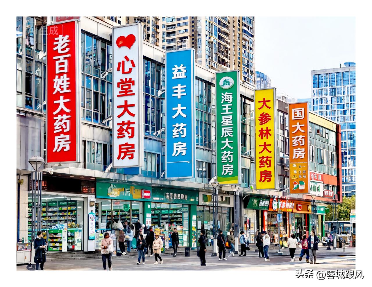 《药店何其多》
如今，县城里的药店数量多得惊人。我所在的县城，大大小小竟有上百家