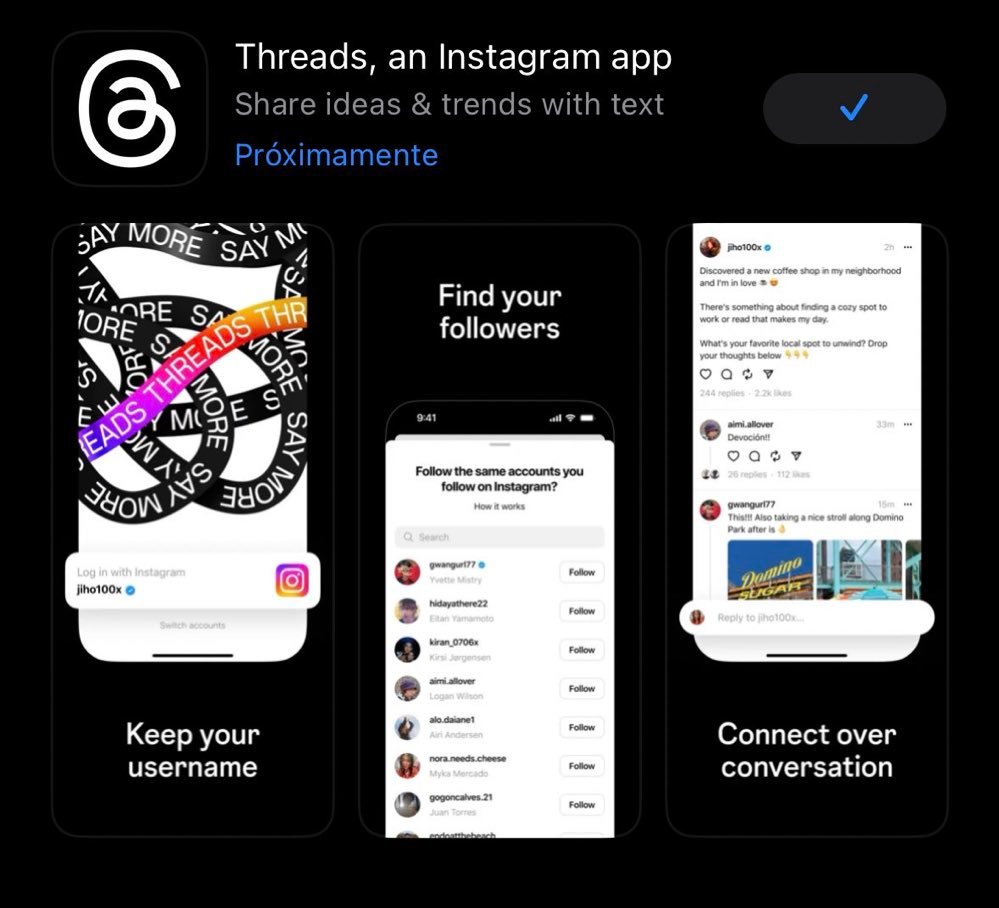 Meta的推特替代品 Threads 将于周四在美国发布，周五在世界其它地区发布