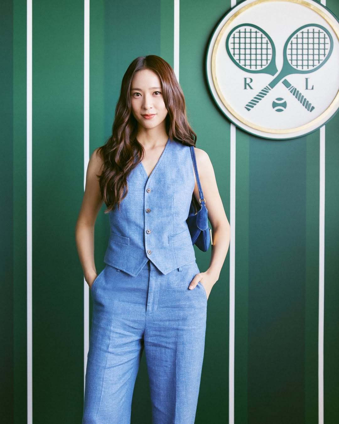 郑秀晶 x Wimbledon 2025美丽的Ralph Lauren 代言人 
