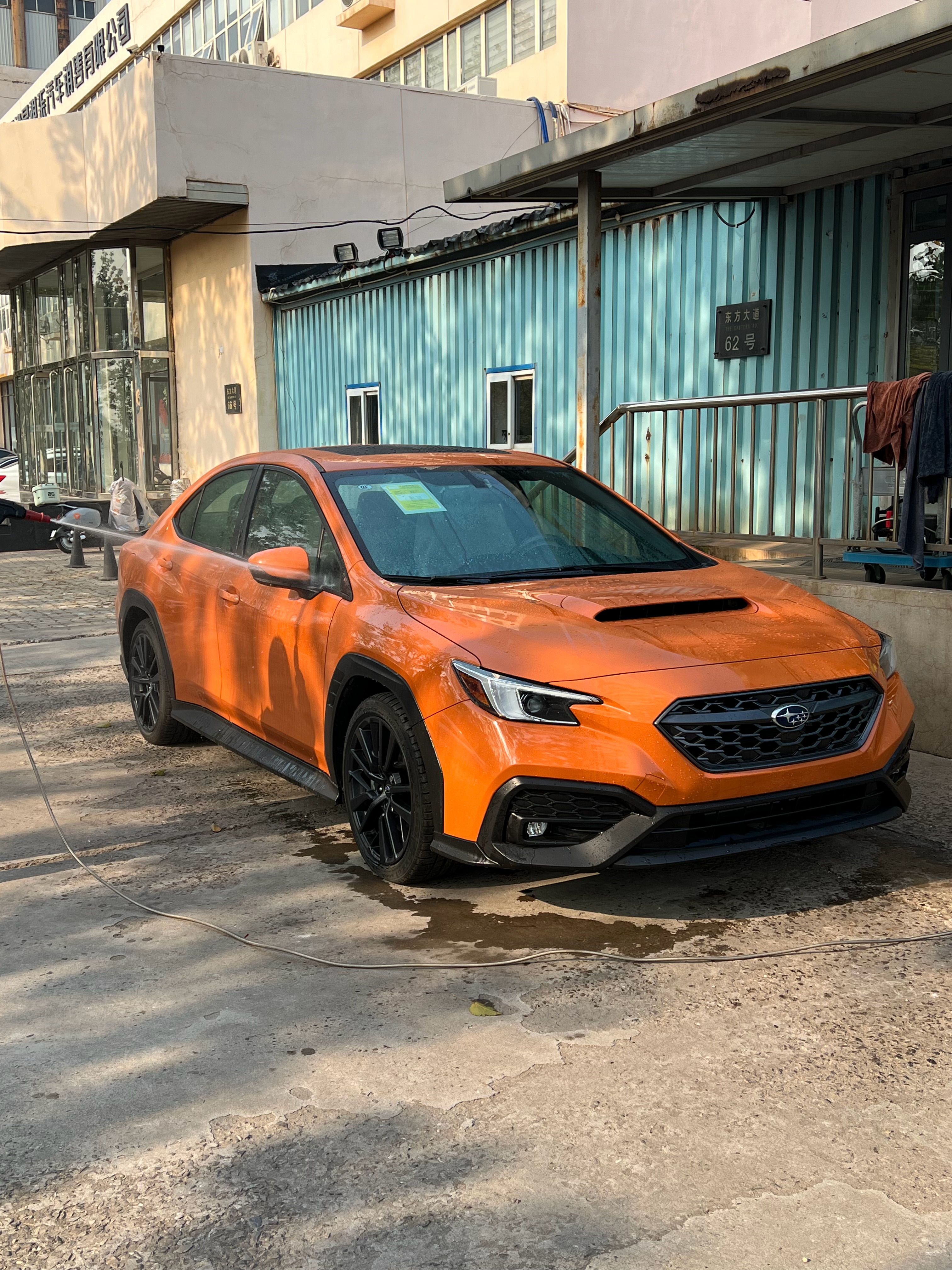手动挡斯巴鲁WRX 保养，洗车，准备安排交付  ​​​