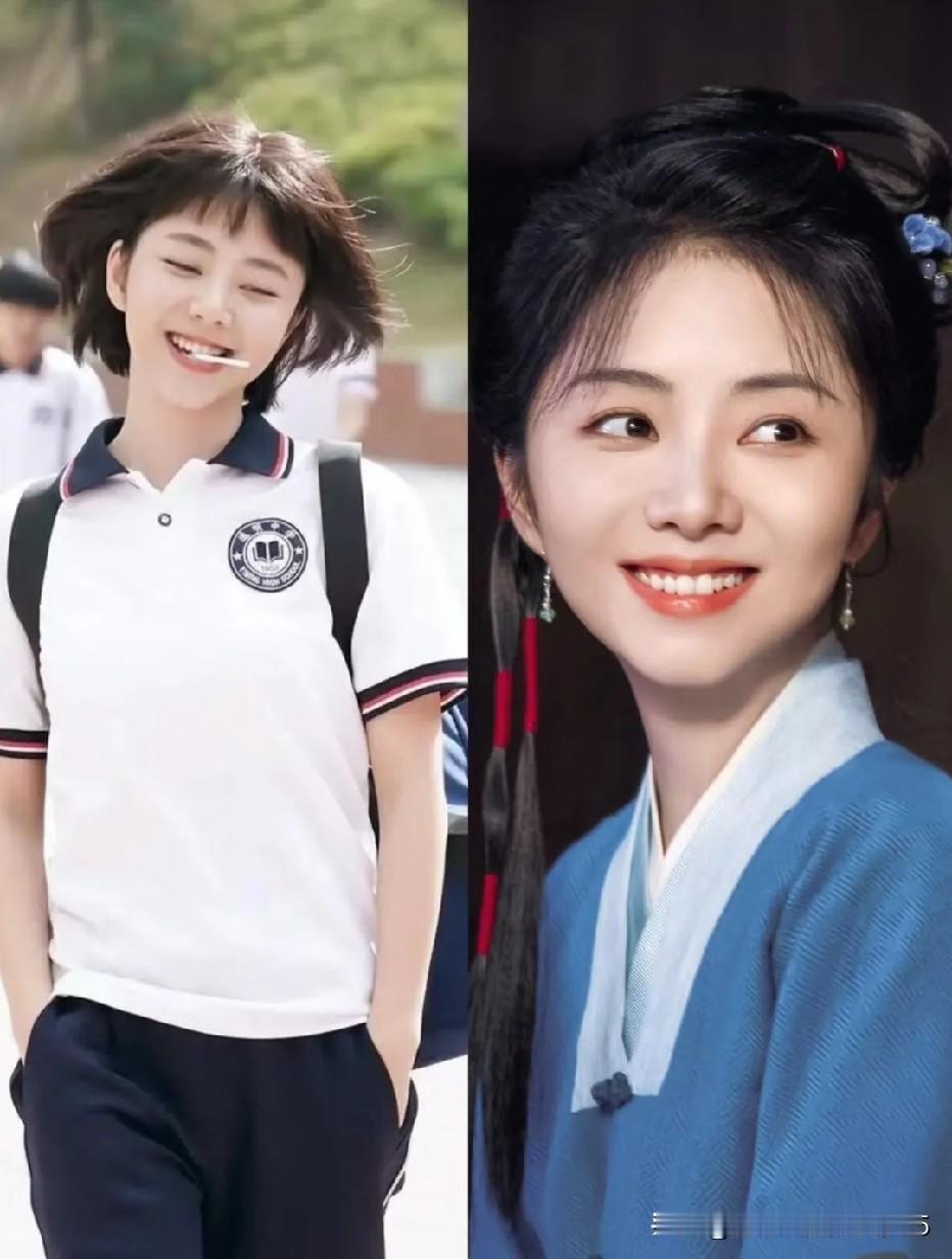 谭松韵近年几个角色反差很足：《兰香如故》一人分饰两角，从 16 岁演到 80 岁