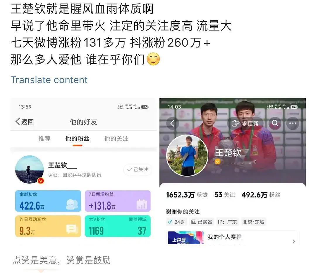 你的内娱担今年有这位吸粉多吗? ​​​