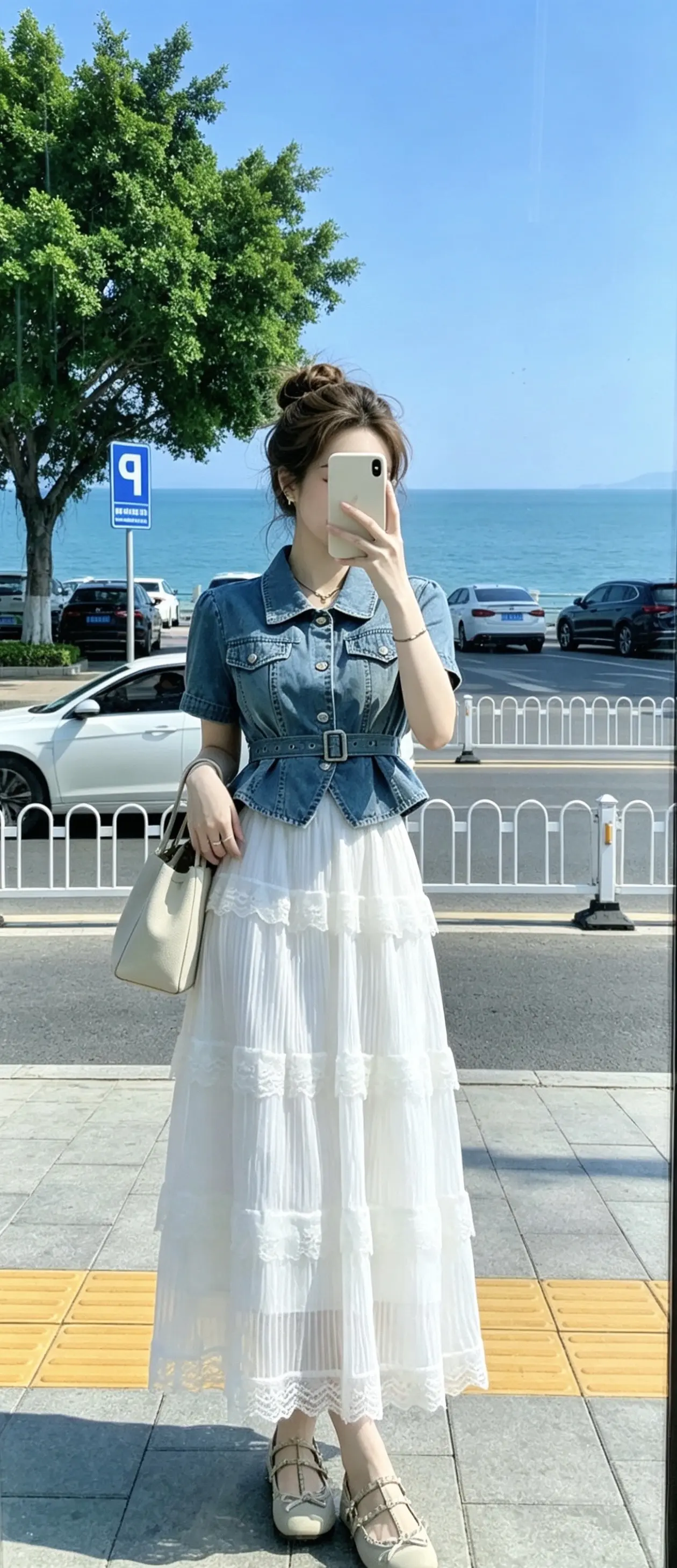 “好久没见我了吧 我瘦了              头发也变长了 脾气还是那样”