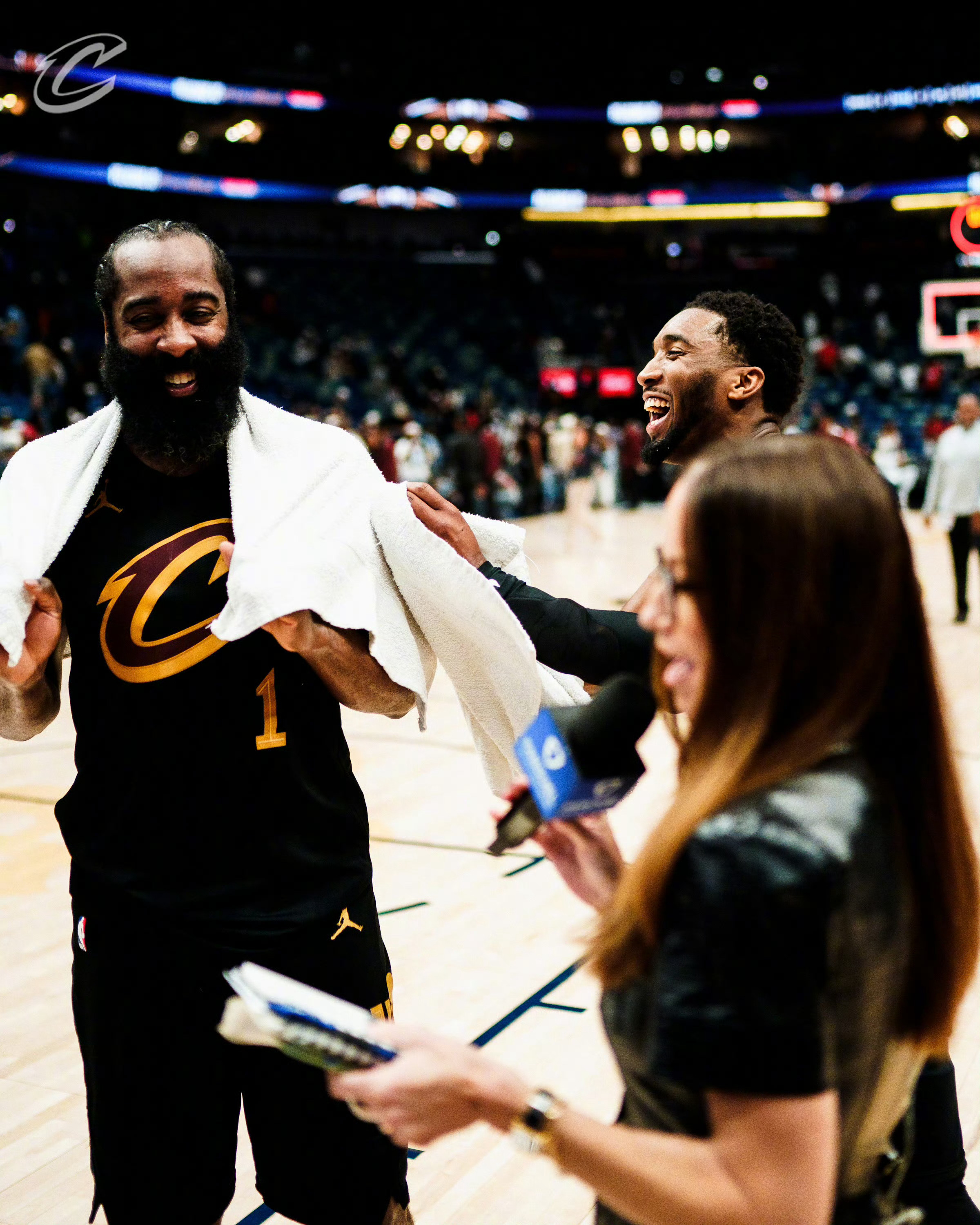 赢球的心情克利夫兰骑士骑士骑士战胜鹈鹕哈登米切尔nba