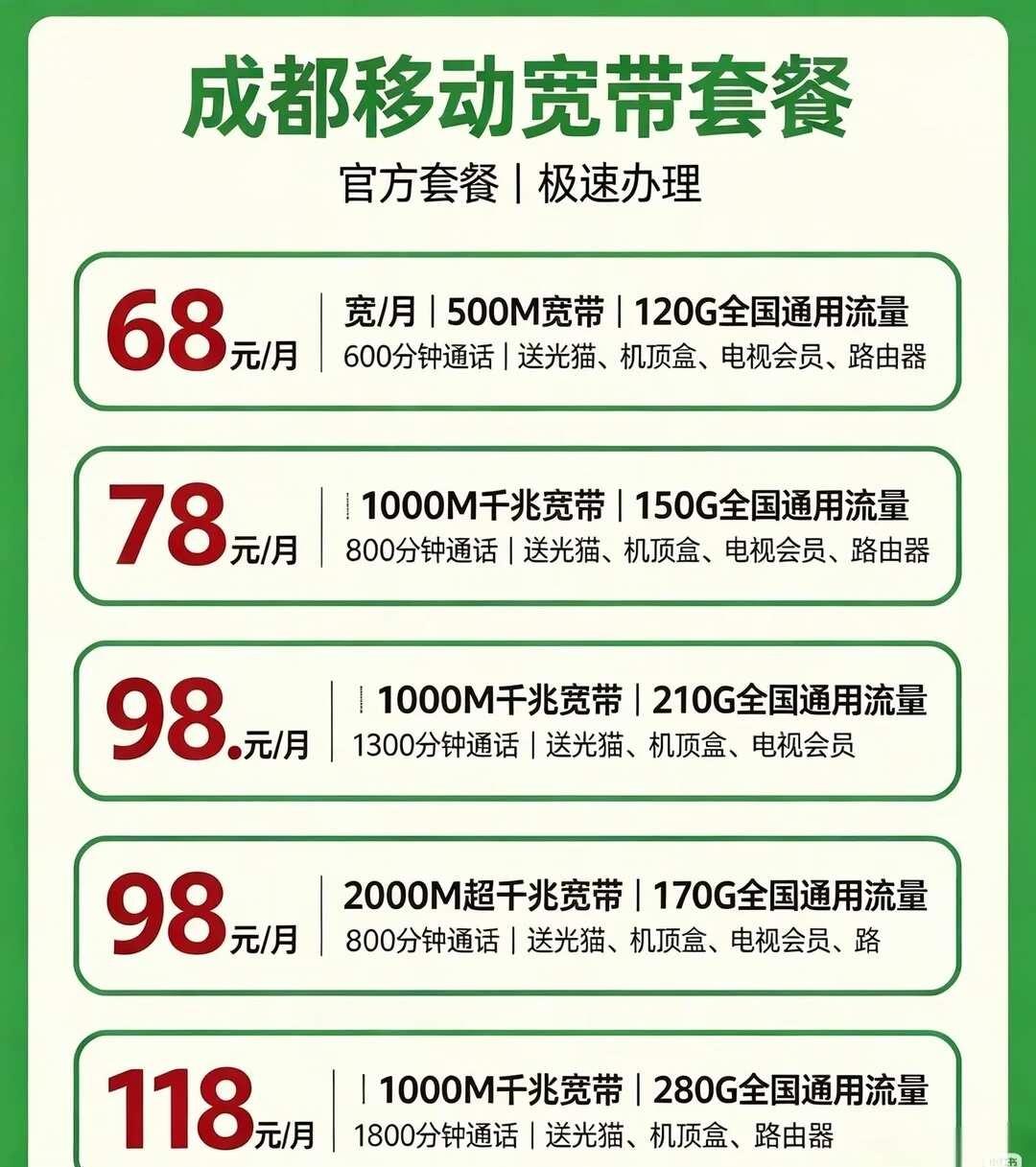 都8月份了 不会还有人薅到这个吧
成都的宝子们，别再傻傻单办宽带啦💢
分享两款