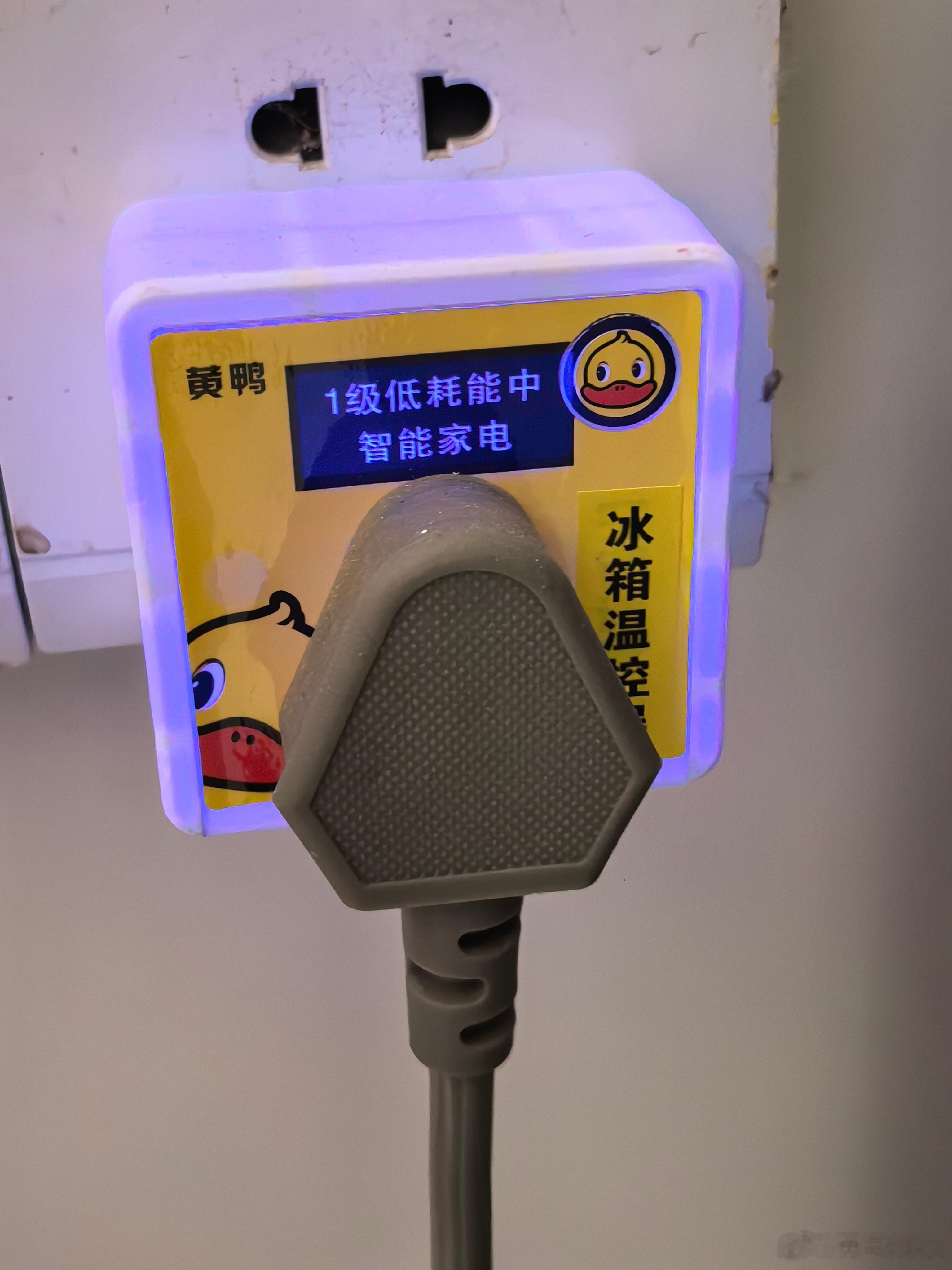 感觉我爸被智商税了买了个冰箱开插座1级能耗我家冰箱本来就是1级能耗 