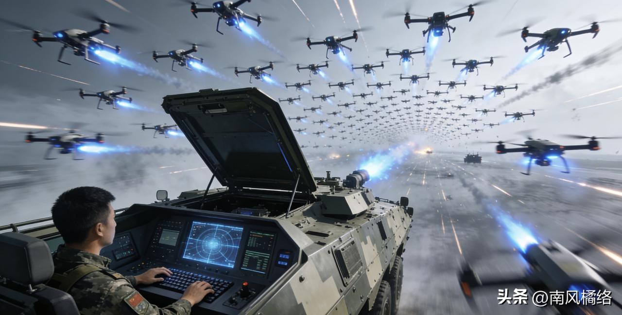 央视公开中国“钢铁蜂群”实战画面，战场规则，已经彻底改写。

不是科幻片，央视公
