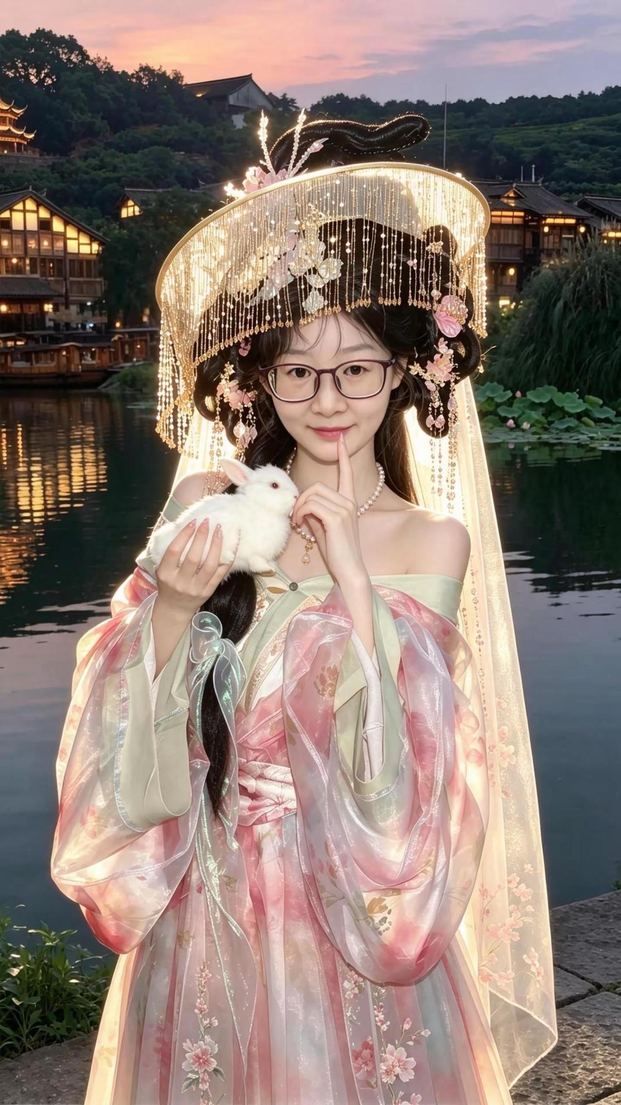 AI古风汉服写真 ai创作