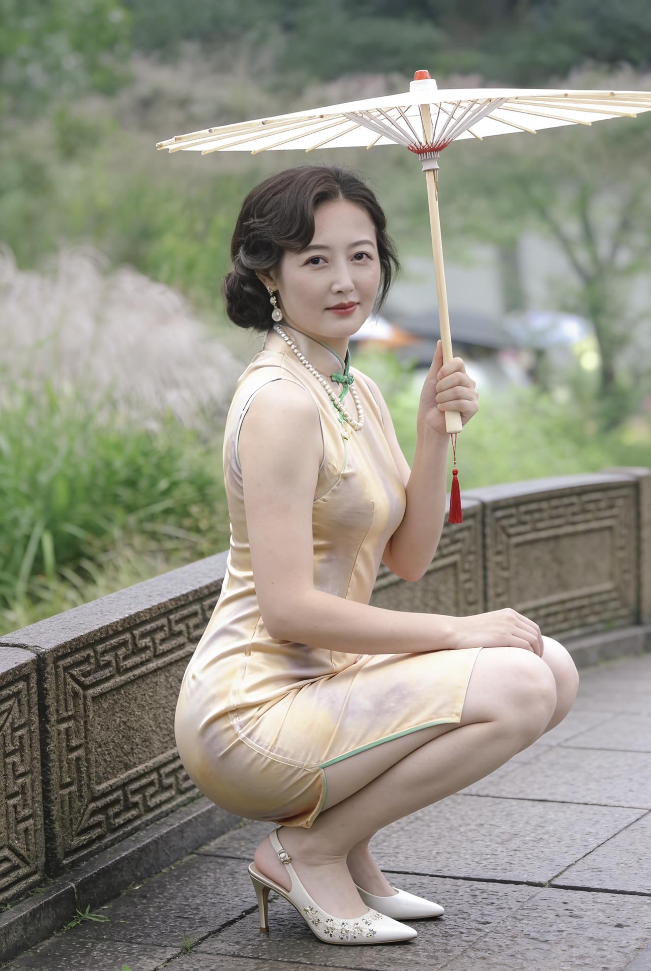 分享我这周有趣的事：最开心的事，是鼓起勇气穿了喜欢的旗袍去拍外景。
 
当指尖碰