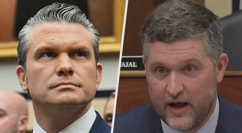 太解气了！号称 “战争推手” 的美国防长赫格塞思，4 月 29 日国会听证会上本