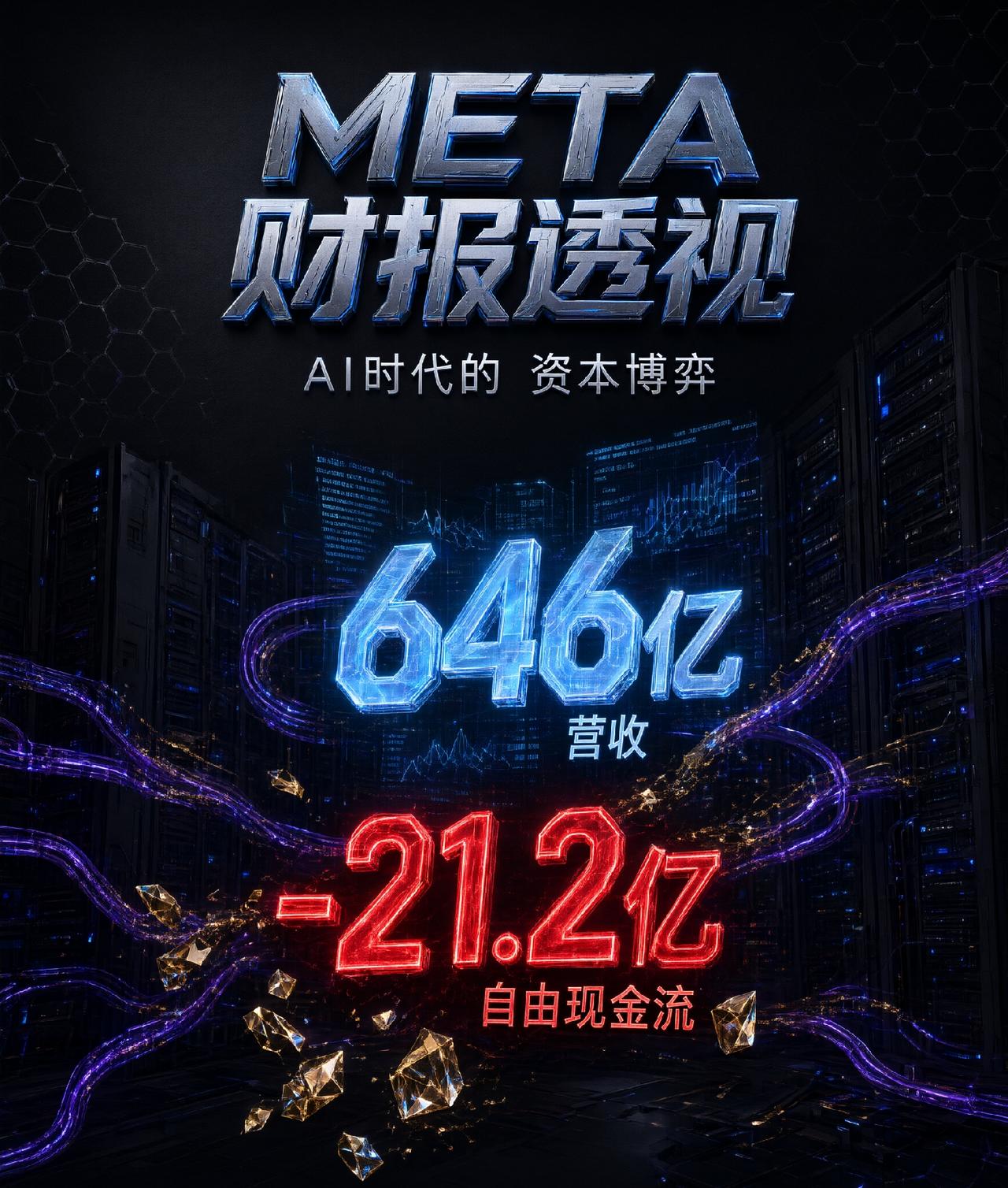 营收暴涨26%，股价却跌6%：Meta把现金流烧干，就为了一个AI

扎克伯格的