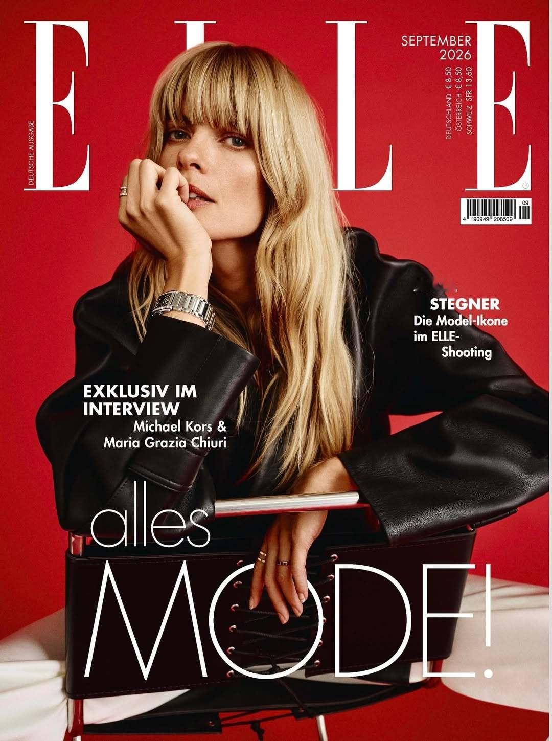 ELLE Germany September 2026摄影：Alex Waltl