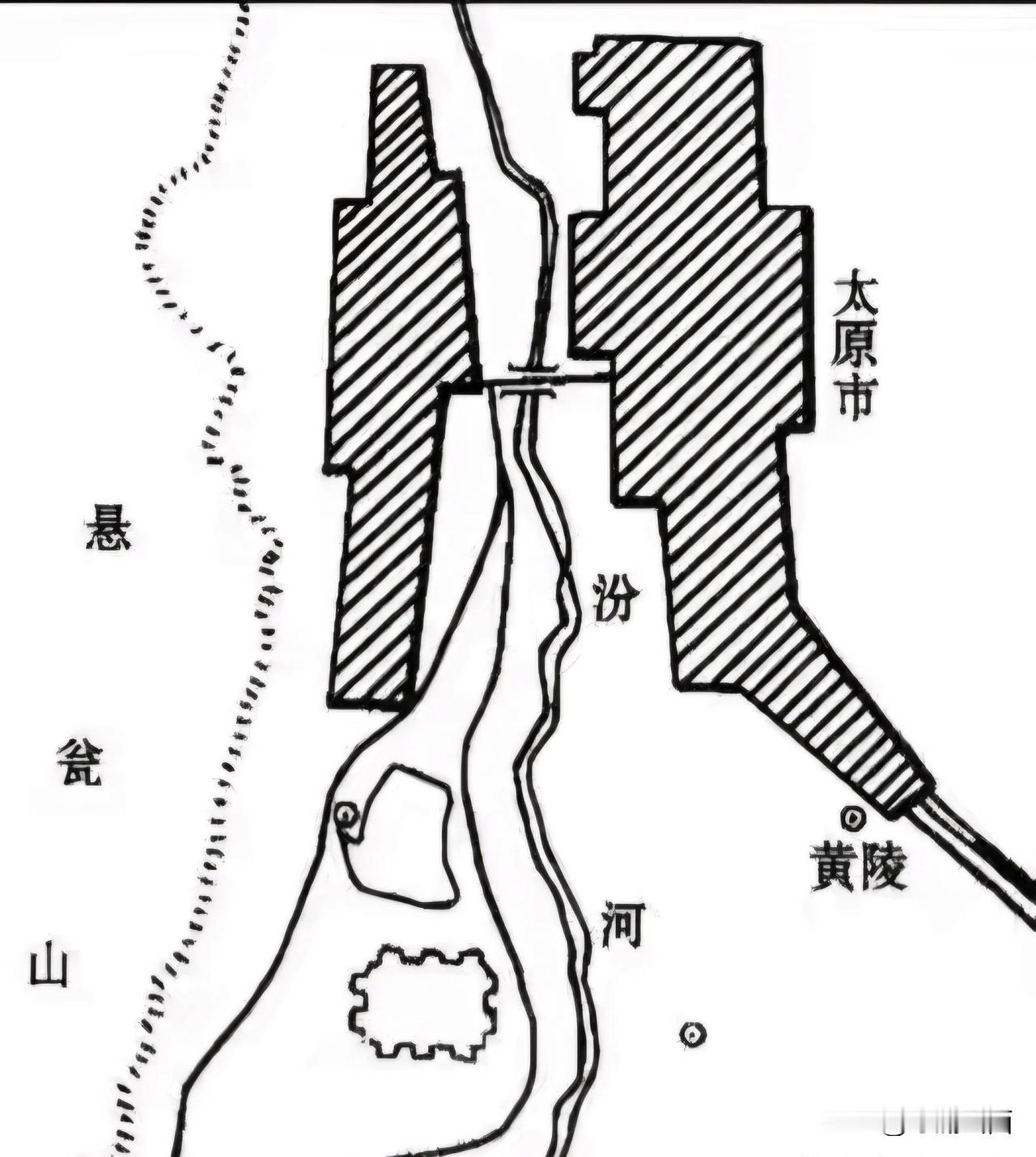 文革刚刚结束的80年代太原简图！那时的太原多么简单，多么真实。40年过去了太原变