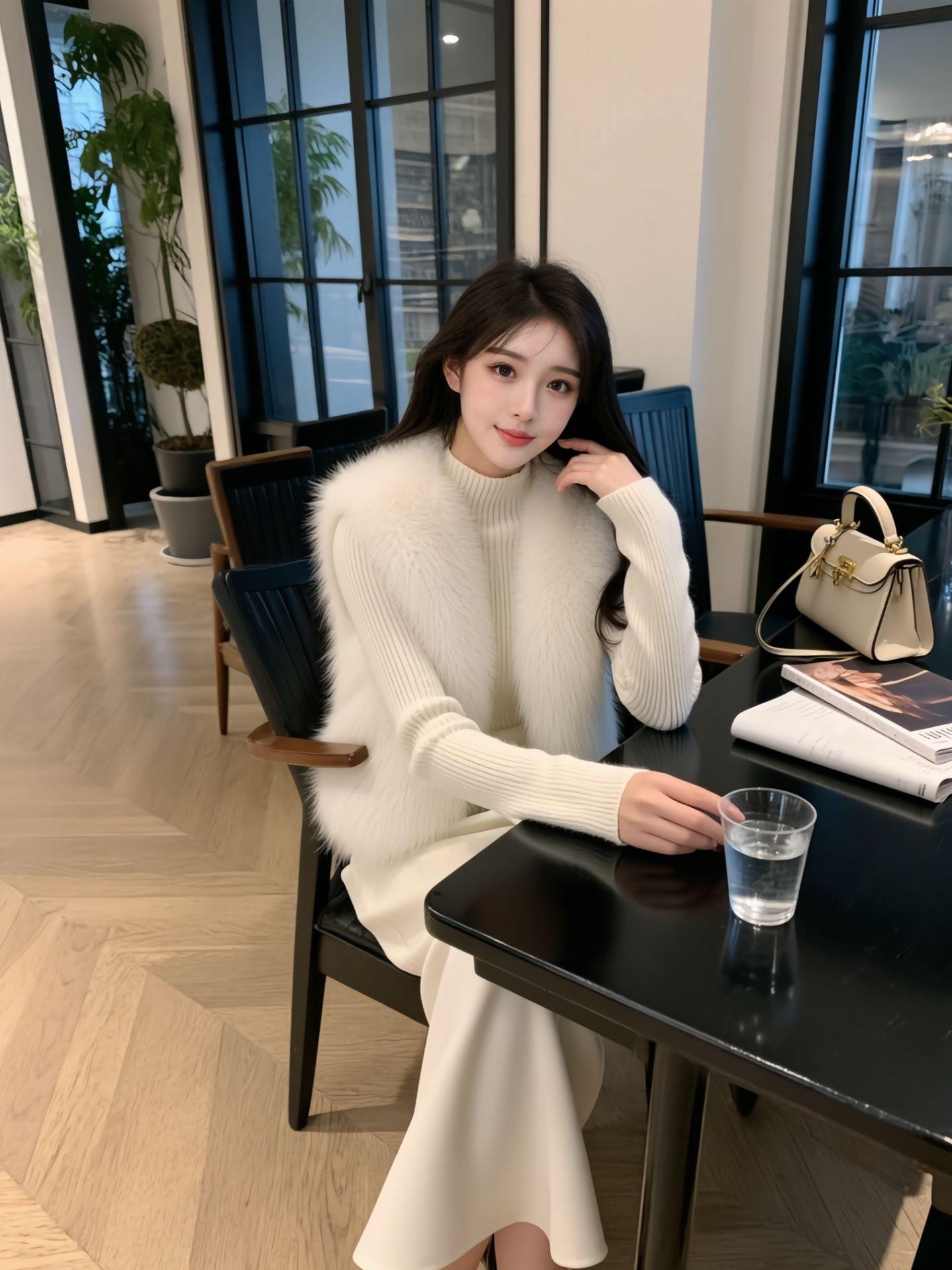 AI冬日优雅照  原来ai写真可以这么美  谁拍谁好看 美出高级感