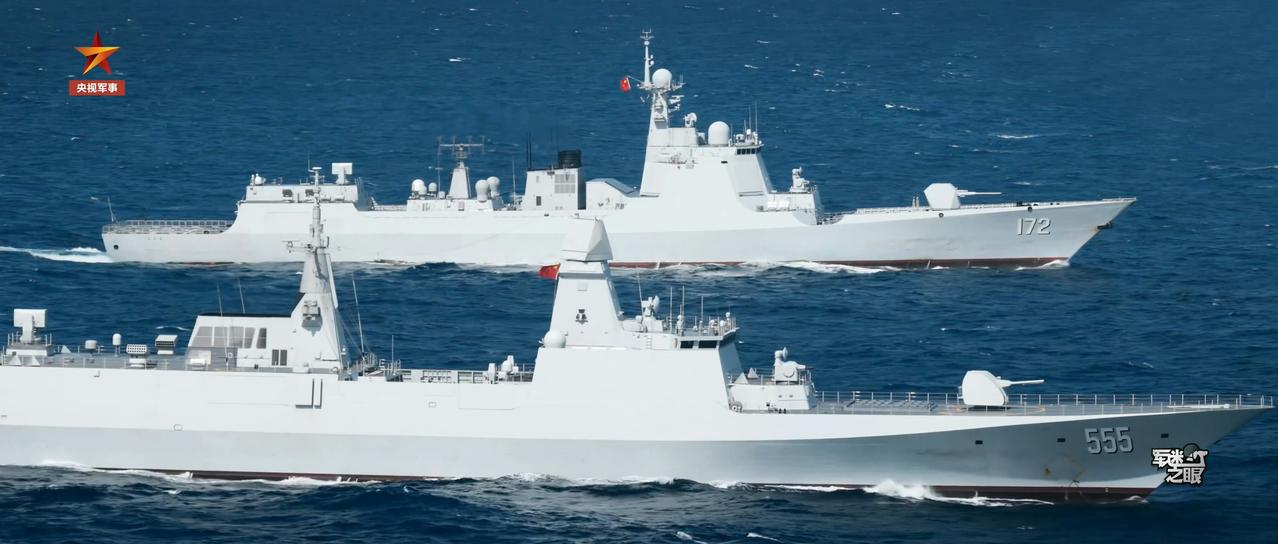 052D、054B、055并驾齐驱