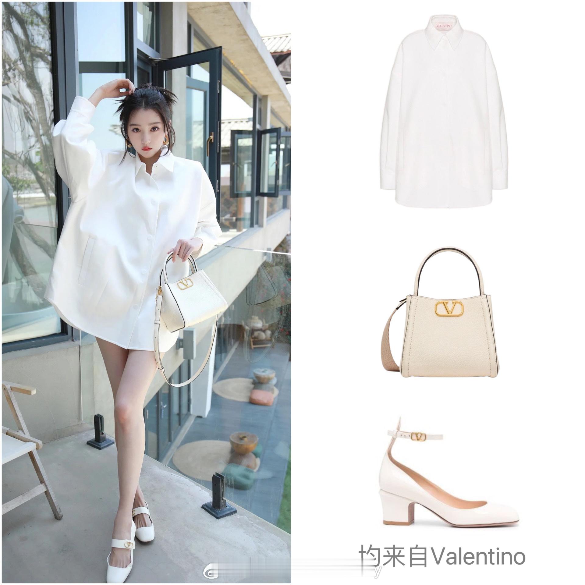 关晓彤近日私服解析两则，极致黑白的对比简约大气~ ​​​