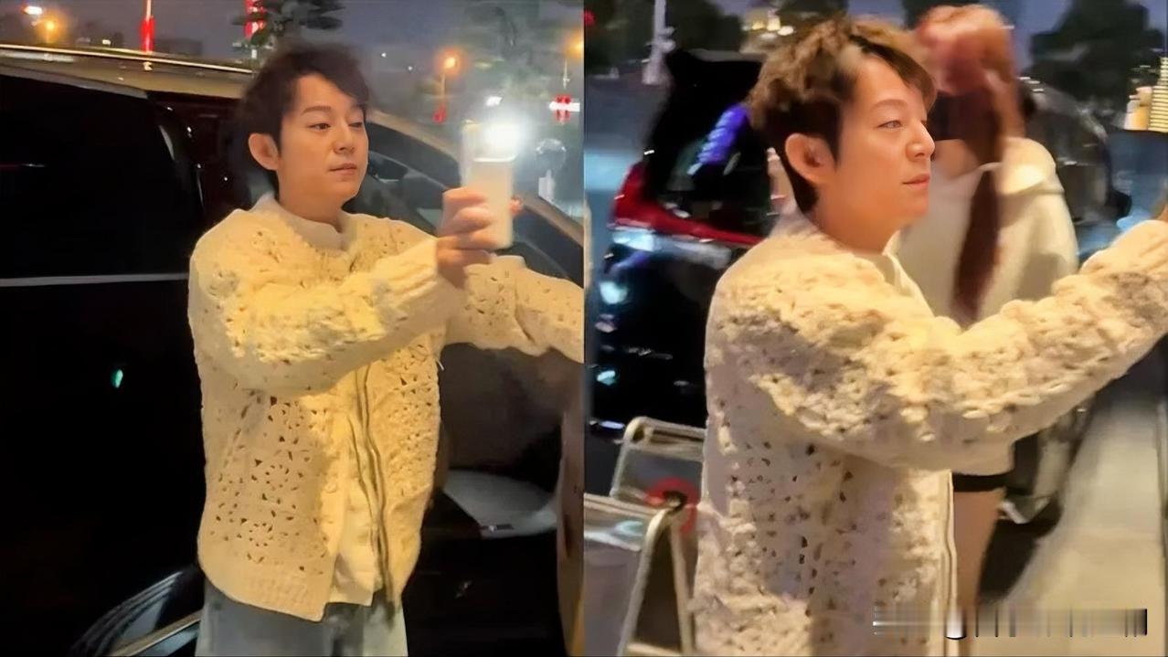 何炅开闪光灯拍私生，坚决抵制越界行为

近日，何炅在机场遭遇私生跟拍，私生一路紧