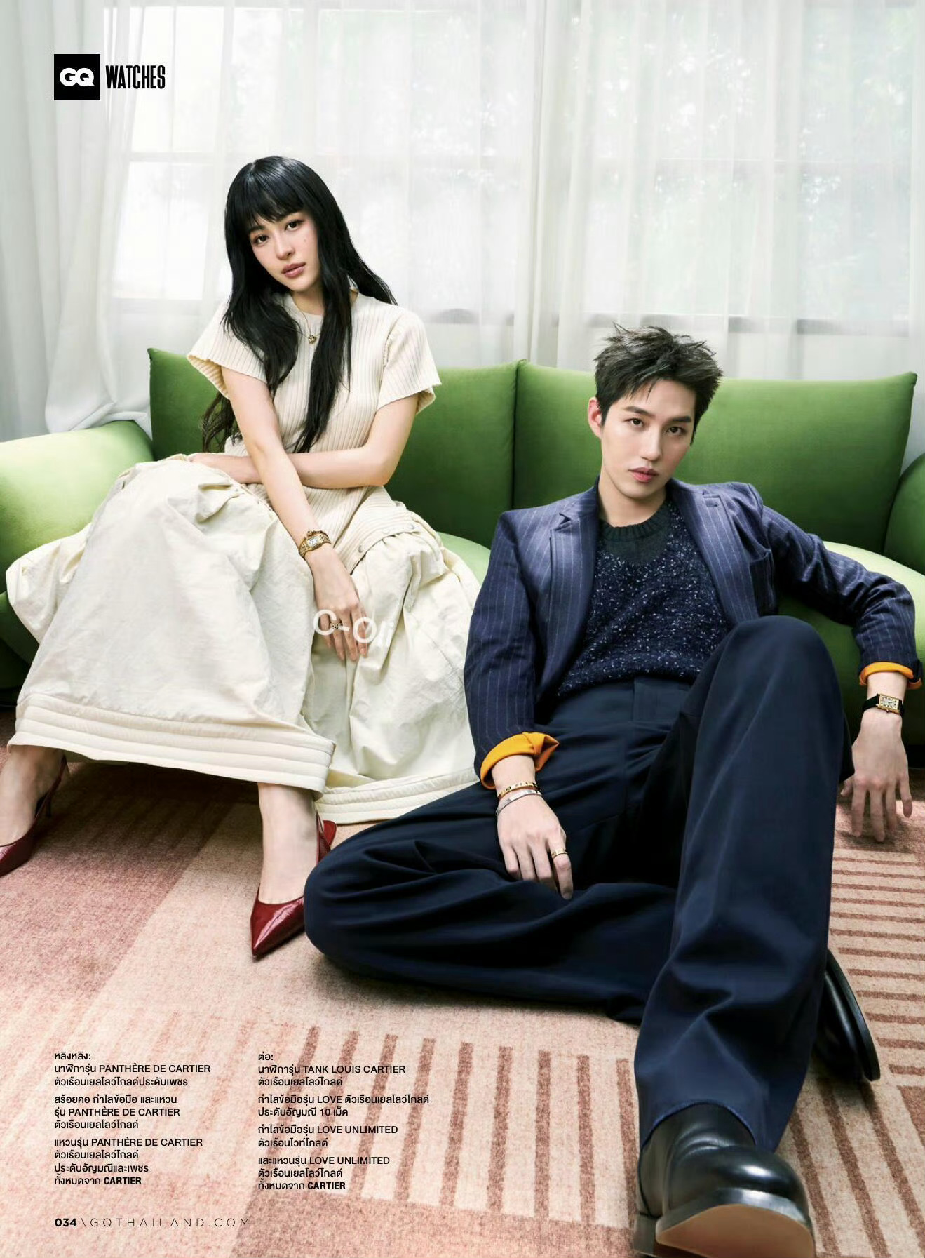 邝玲玲卡地亚 GQ采访GQ WATCHES | 专访Tor Thanapob与L