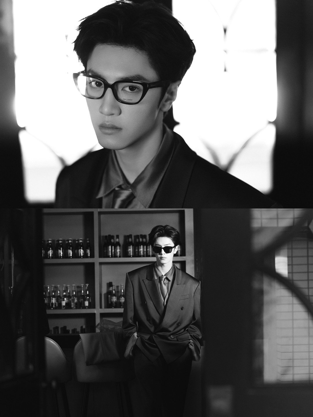 陈哲远今日出席微博之夜活动造型大片，演绎来自Saint Laurent 2026