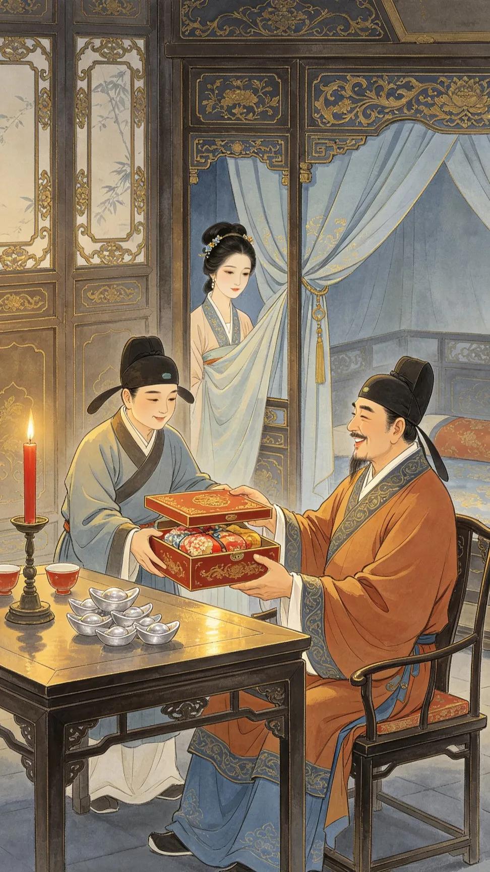 爱屋及乌这事也在《金瓶梅》中出现。李瓶儿与西门庆两个有了点心照不宣。
这日李瓶儿