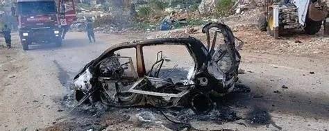 不久之前，以色列无人机在黎巴嫩南部边境艾塔沙卜镇袭击汽车，杀死了一名回家修缮房屋