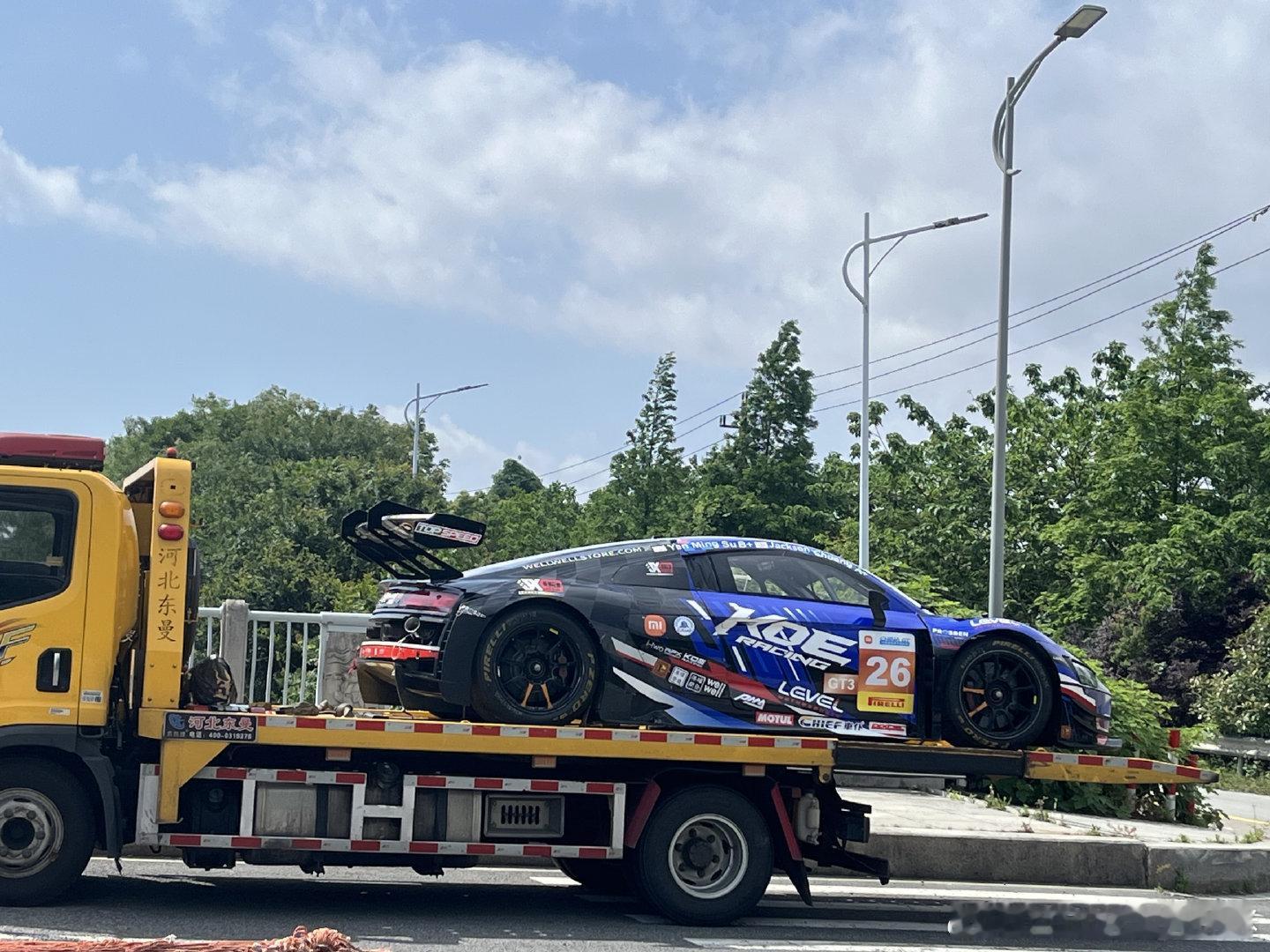 2026 小米・CHINA GT 中国超级跑车锦标赛・宁波站的战车。  cr：百