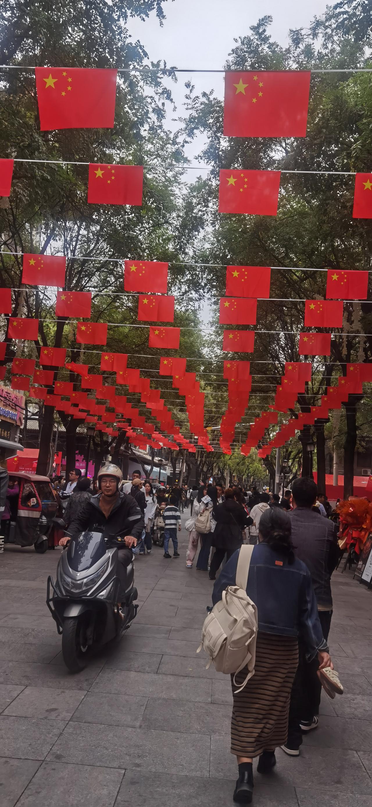    无题

秋雨是惯犯
偷换黄叶万千片
撒满路面。

夏去的决然，
秋意演绵绵