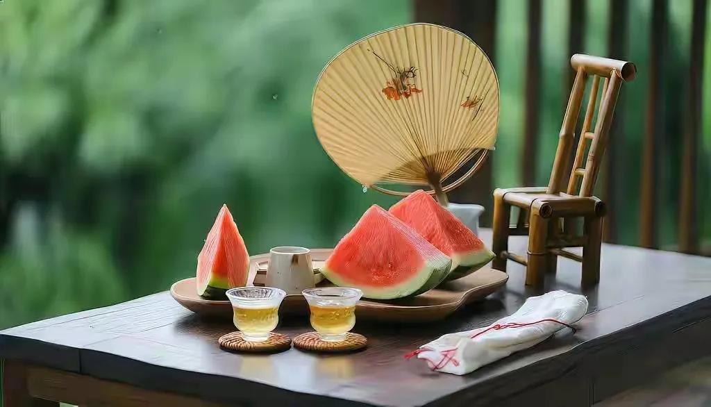 《初夏闲趣八章》

楸树摇铃铛  
白花落满巷  
弯腰拾一朵  
手心有点凉 