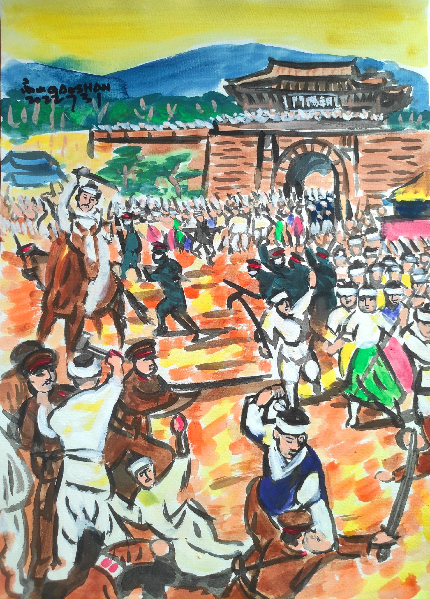 三一运动。三一运动（朝鲜语：삼일운동)又称独立万岁运动，是指1919年...