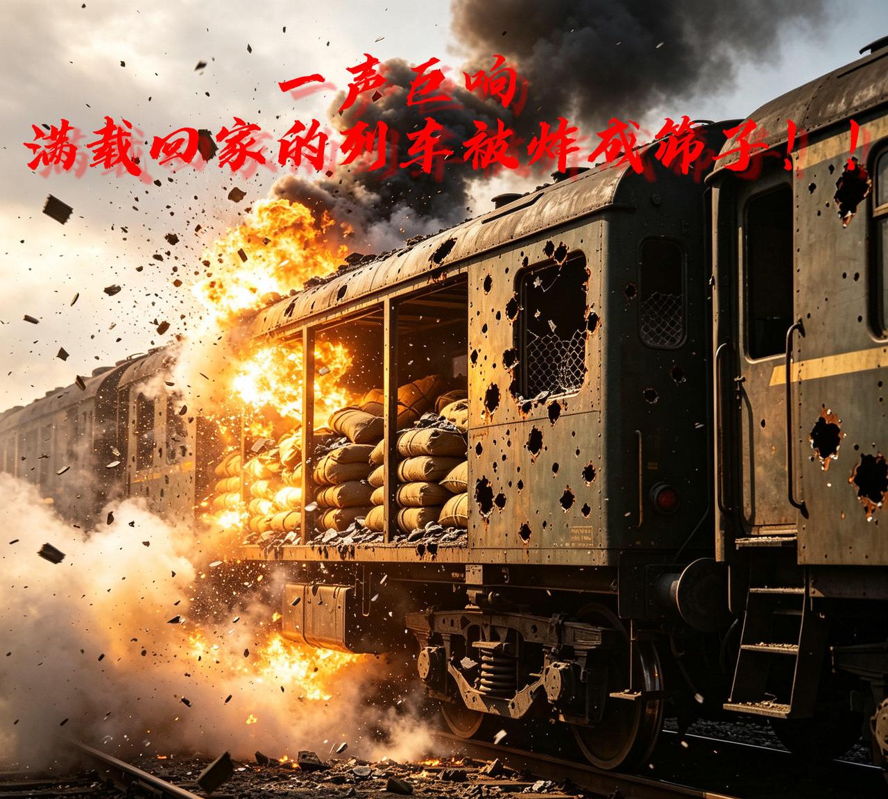 一声巨响，满载回家的列车被炸成筛子，中方这波发声让人泪目又提气

5月24日，巴